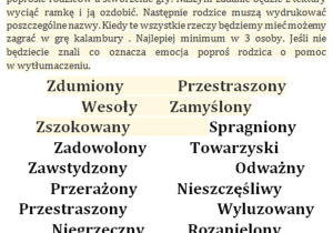 zadania wtorkowe