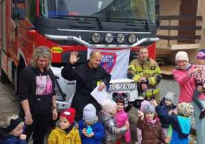 Wizyta straży pożarnej w przedszkolu