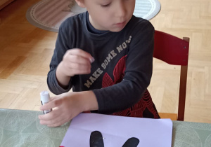 doklejanie elementów do owieczki