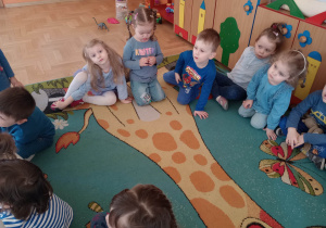 Wizyta pani bibliotekarki w naszej grupie