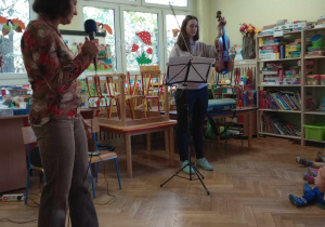 Audycja muzyczna w przedszkolu