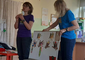 Spotkanie z Panią Barbara Szelągowska i Monika Jędrychowska