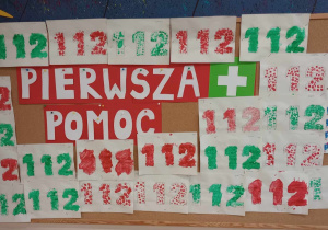 Prace dzieci "Numer alarmowy"