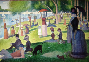 G. Seurat Niedzielne popołudnie na wyspie Grande Jatte