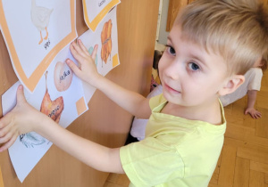 Dzieci poznają wiejskie zwierzęta