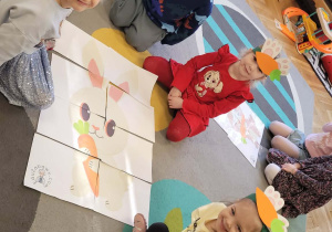 Zabawy -marchewkowe puzzle