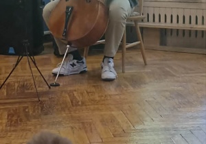 pan gra na wiolonczeli