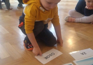 układamy pingwinki na pod obok za itd...