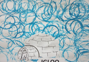 Praca plastyczna "Igloo"