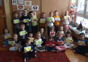 Portret kota - praca origami płaskie - nasze prace
