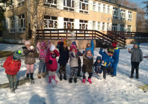 zabawy na śniegu