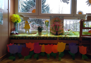 Tulipany w naszym kąciku przyrody