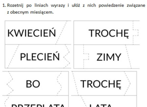 Kwiecień plecień czyli zabawy z pogodą ;)