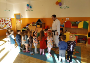 Odwiedziny karateki w grupie I