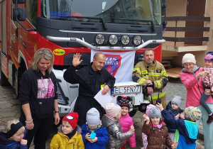 Wizyta straży pożarnej w przedszkolu