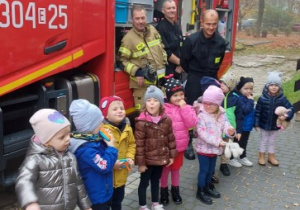 Wizyta straży pożarnej w przedszkolu