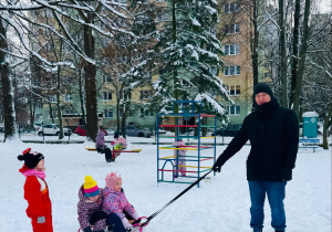 Zimą w ogrodzie...