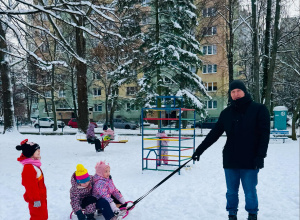 Zimą w naszym ogrodzie...