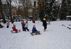 Zimą w ogrodzie...