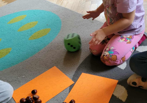 Gra matematyczna z kostką
