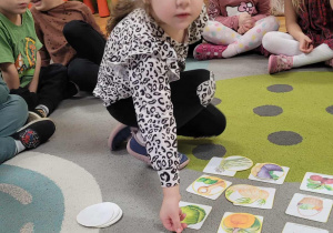 Owocowo- warzywne wyszukiwarki, ćwiczenia spostrzegawczości