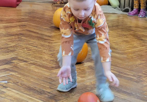 Zabawy ruchowe z dynią