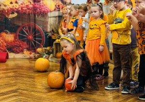 Zabawy ruchowe z dynią