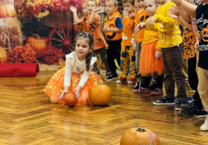 Zabawy ruchowe z dynią