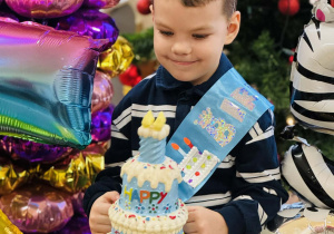 Dzieci świętują urodziny