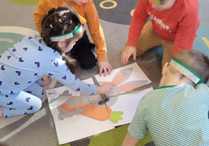 Zabawy -marchewkowe puzzle