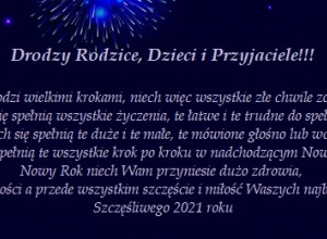 Szczęśliwego Nowego 2021 Roku