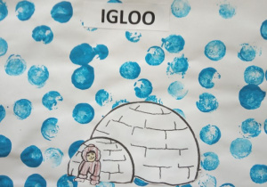 Praca plastyczna "Igloo"