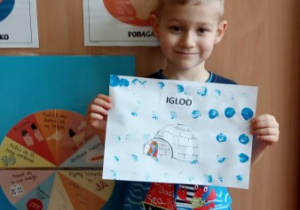 Praca plastyczna "Igloo"